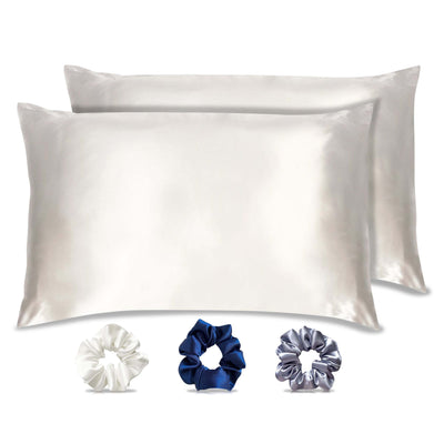 Luxury Satin Pillowcases#color_pearl-white