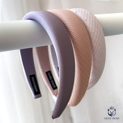 3 Korean Hairbands For Women - Lilac Dreams