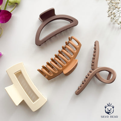 Unbreakable Hair Claw Clips - Big Matte Clutchers