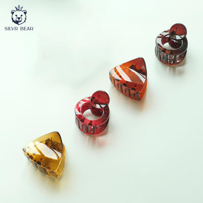 Hair Claw Clips - Unbreakable - Small Rounded Clutchers - R2
