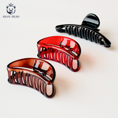 Luxury Scrunchies & Claws Clips Combo Pack - Classic