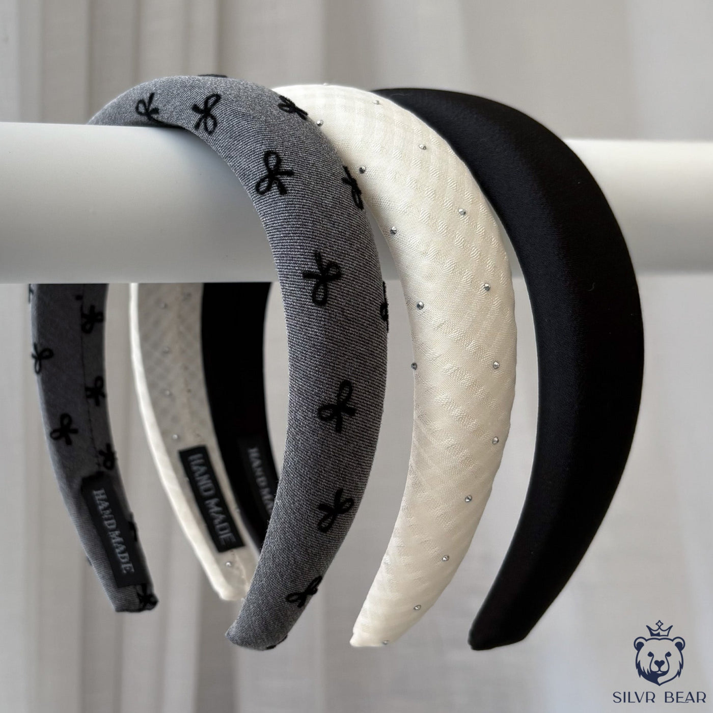 3 Korean Hairbands For Women - Moonlit Glow
