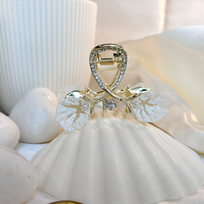 Metal Hair Claw Clip - Oyster Shell