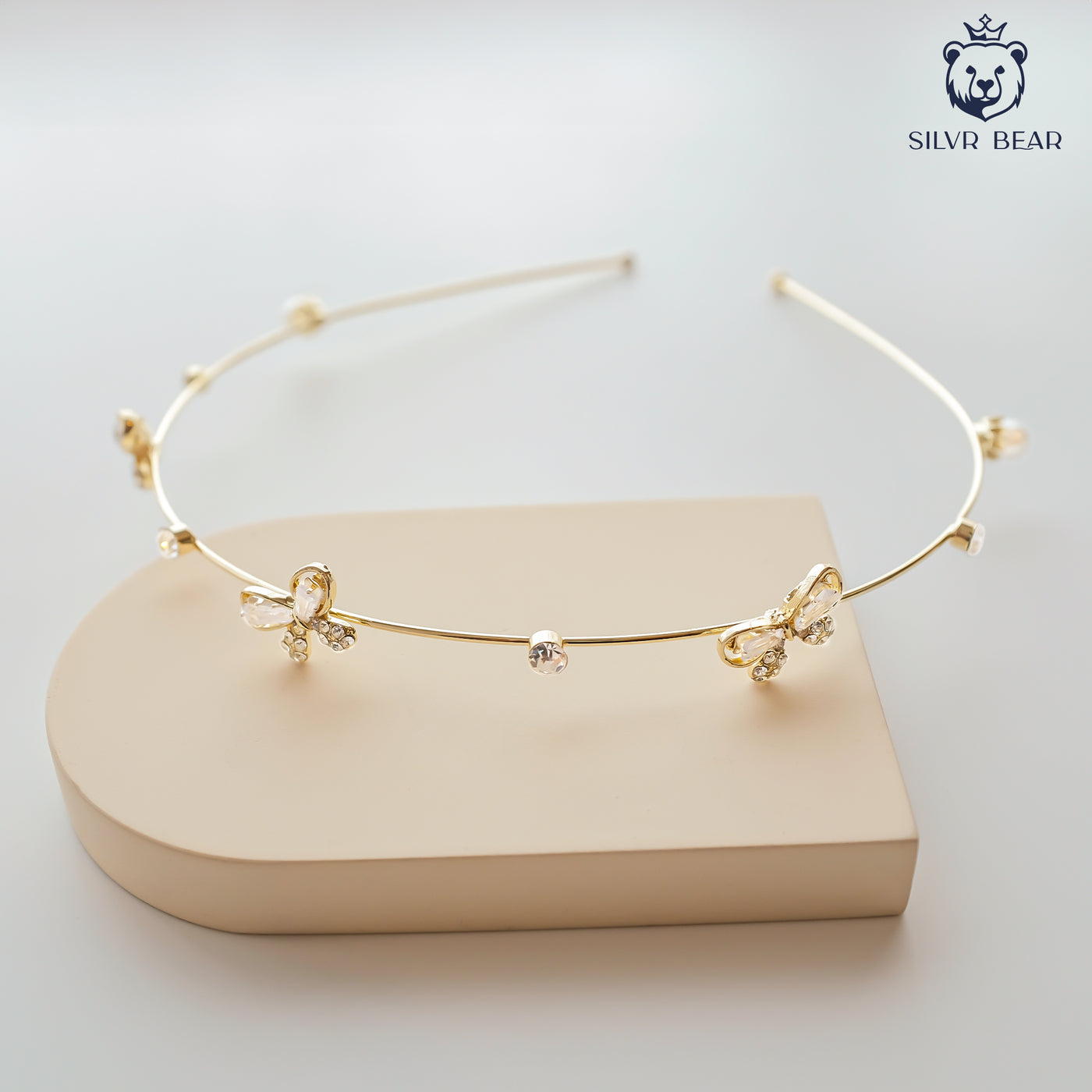 Metal Hairband - Golden Finish