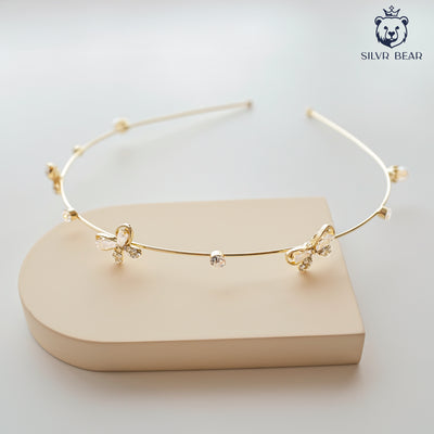 Metal Hairband - Golden Finish