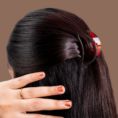 Luxury Scrunchies & Claws Clips Combo Pack - Classic