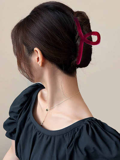 4 Hair Claw Clips - Velvet Touch