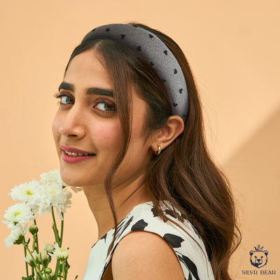 3 Korean Hairbands For Women - Monochrome Collection