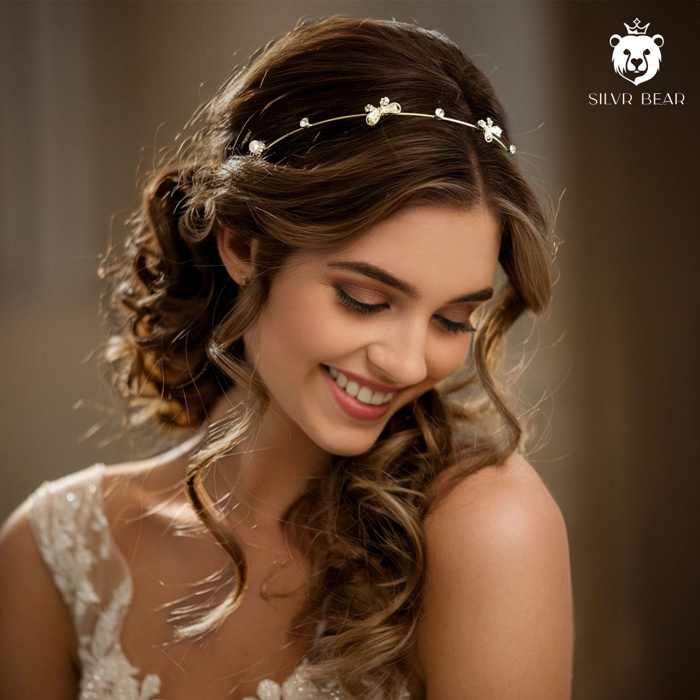 Metal Hairband - Golden Finish