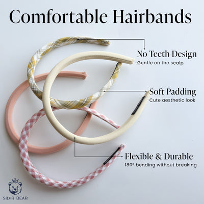 4 Korean Hairbands For Women - Parisian Grace