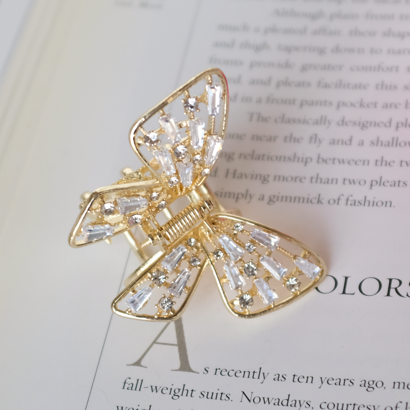 Metal Hair Claw Clip - Cute Butterfly