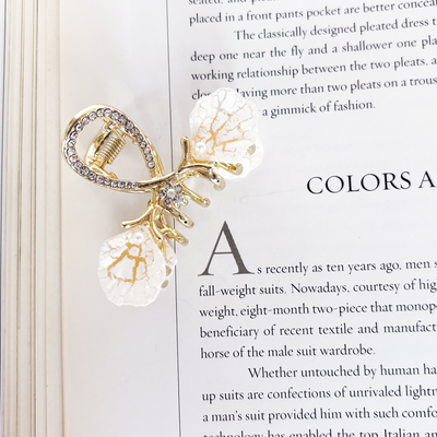 Metal Hair Claw Clip - Oyster Shell