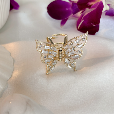 Metal Hair Claw Clip - Elegant Butterfly
