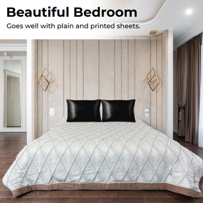 Luxury Satin Pillowcases#color_black