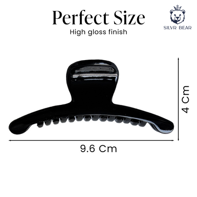 Hair Clutcher Claw Clip - Unbreakable - Black & Magenta