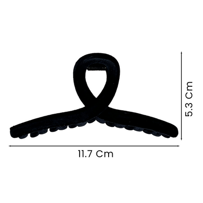 4 Hair Claw Clips - Velvet Touch