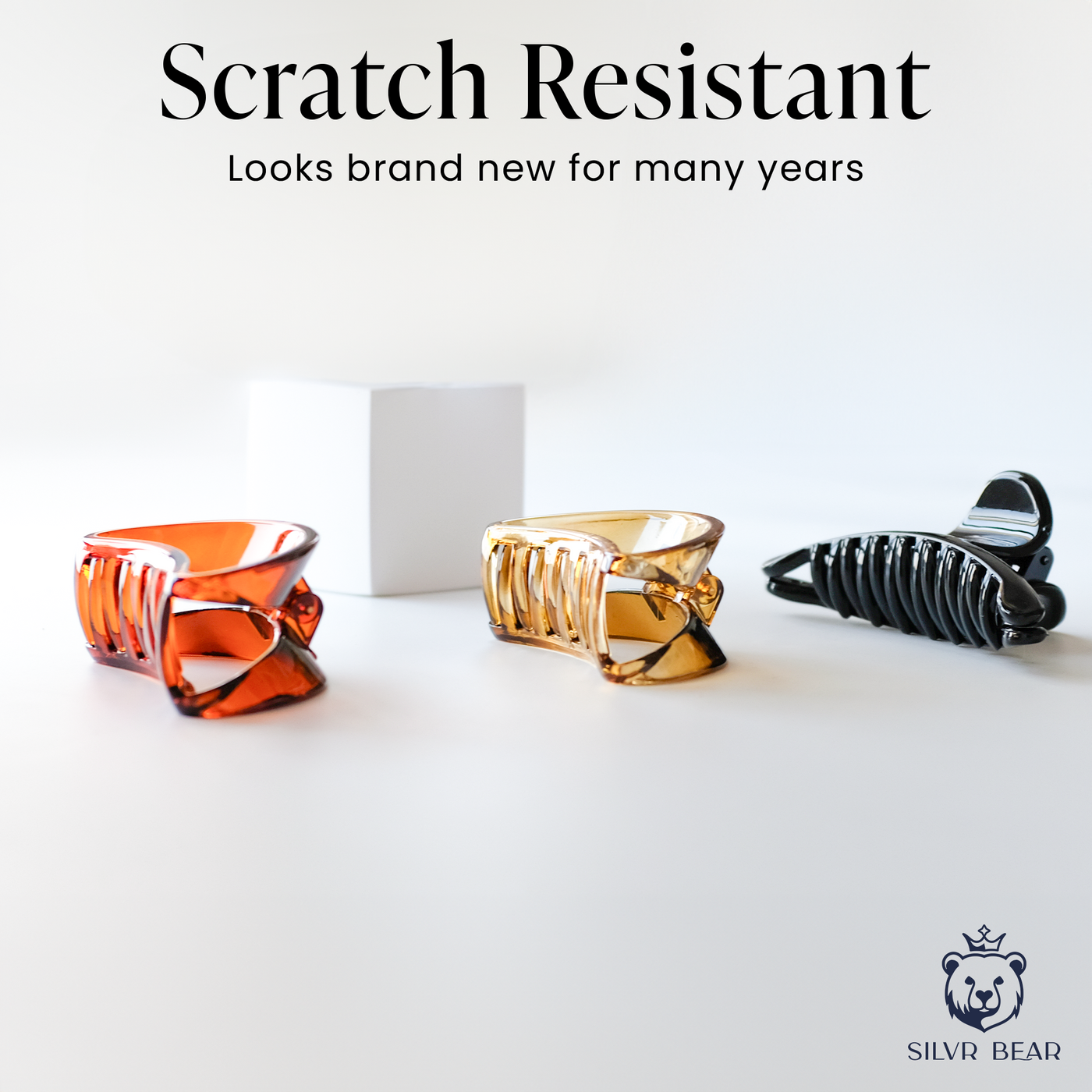 Luxury Scrunchies & Claws Clips Combo Pack - Classic