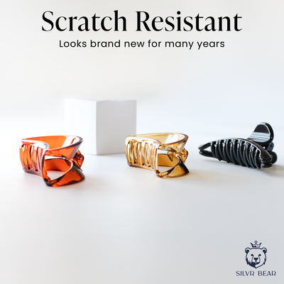 Luxury Scrunchies & Claws Clips Combo Pack - Classic