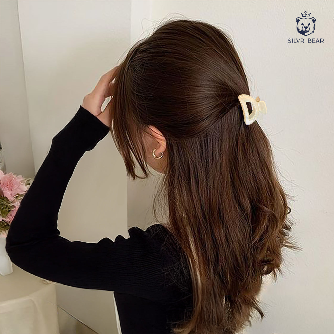 Gift Pack - Luxury Scrunchies & Claw Clips - Rose