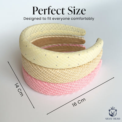 3 Korean Hairbands For Women - Vacation Vibes