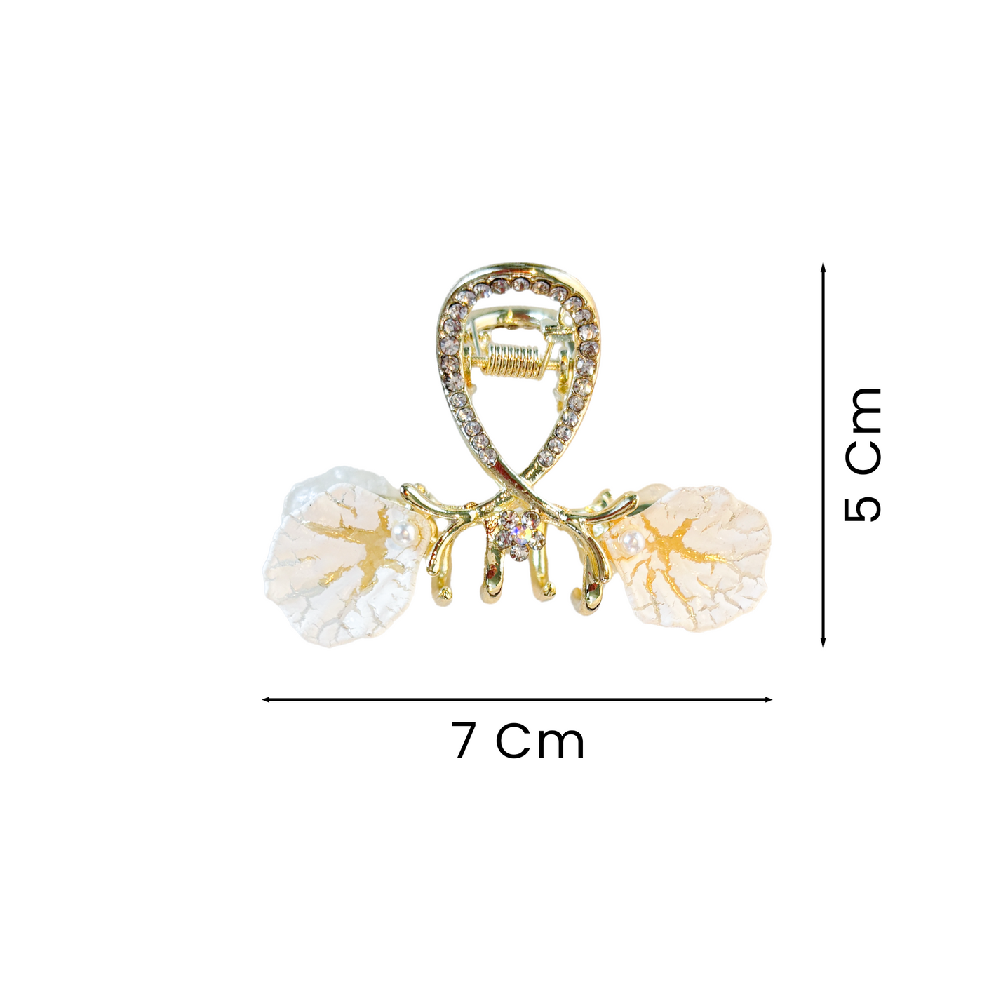 Metal Hair Claw Clip - Oyster Shell
