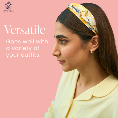 2 Luxury Satin Hairbands For Women - Floral Roses