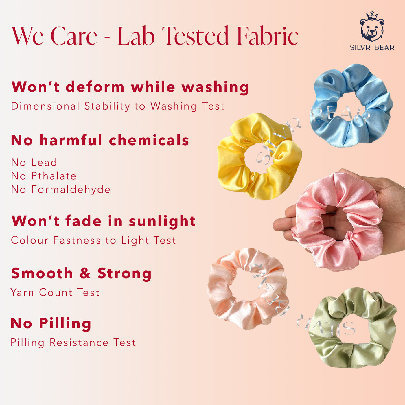 Gift Pack - Luxury Scrunchies & Claw Clips - Pastel