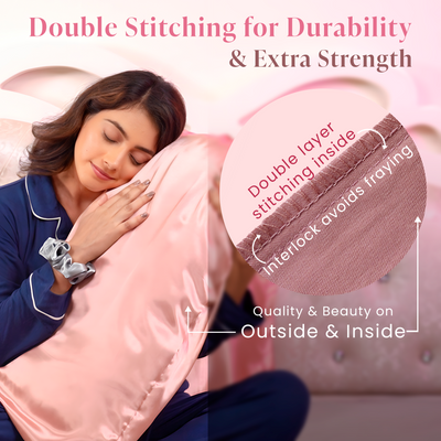 Luxury Satin Pillowcases#color_mauve
