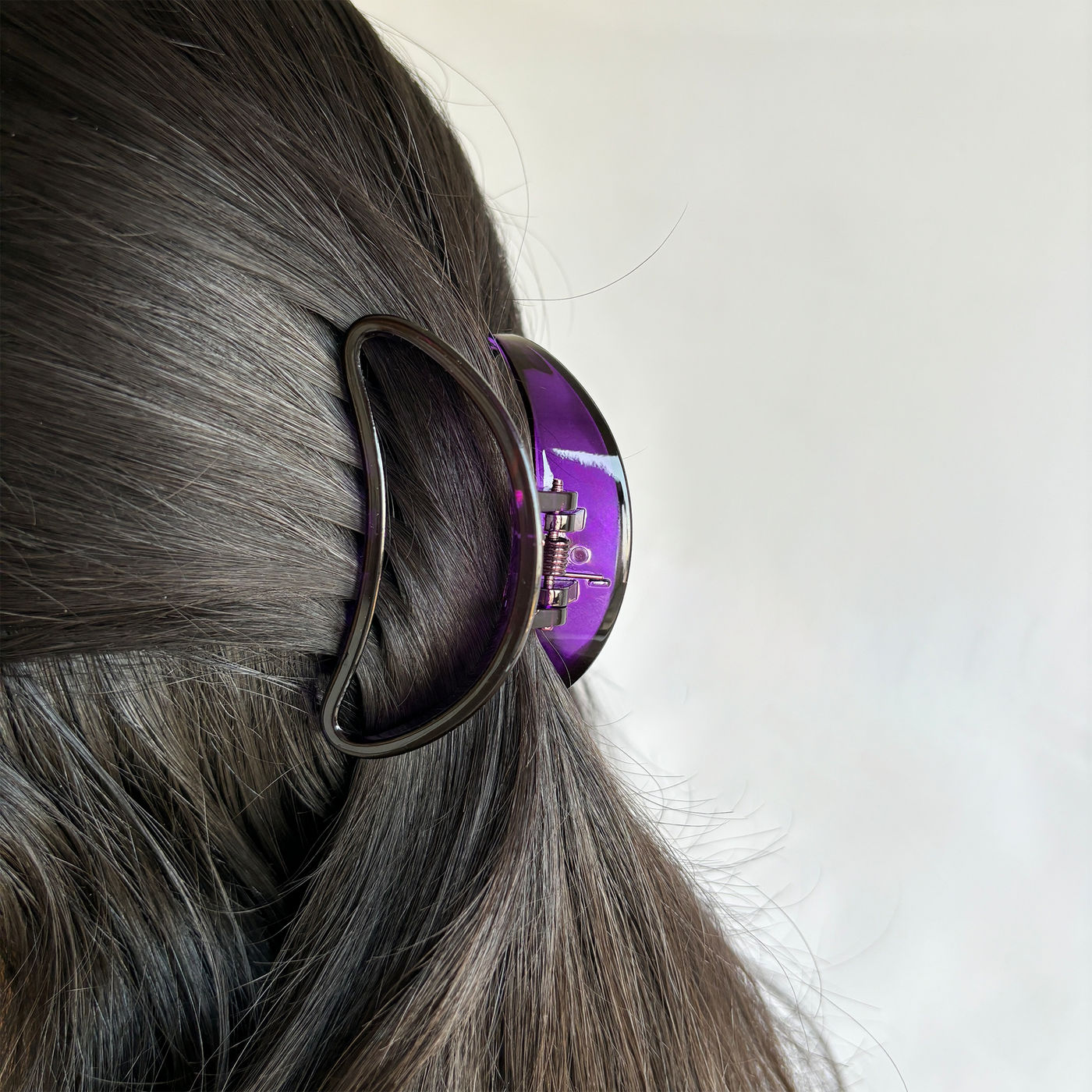 Hair Clutcher Claw Clip - Unbreakable - Purple Set