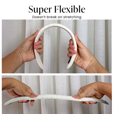 3 Korean Hairbands For Women - Moonlit Glow