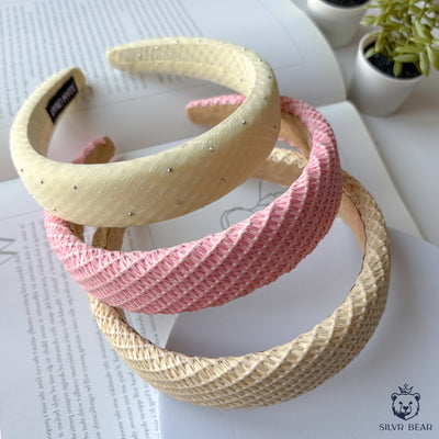 3 Korean Hairbands For Women - Vacation Vibes