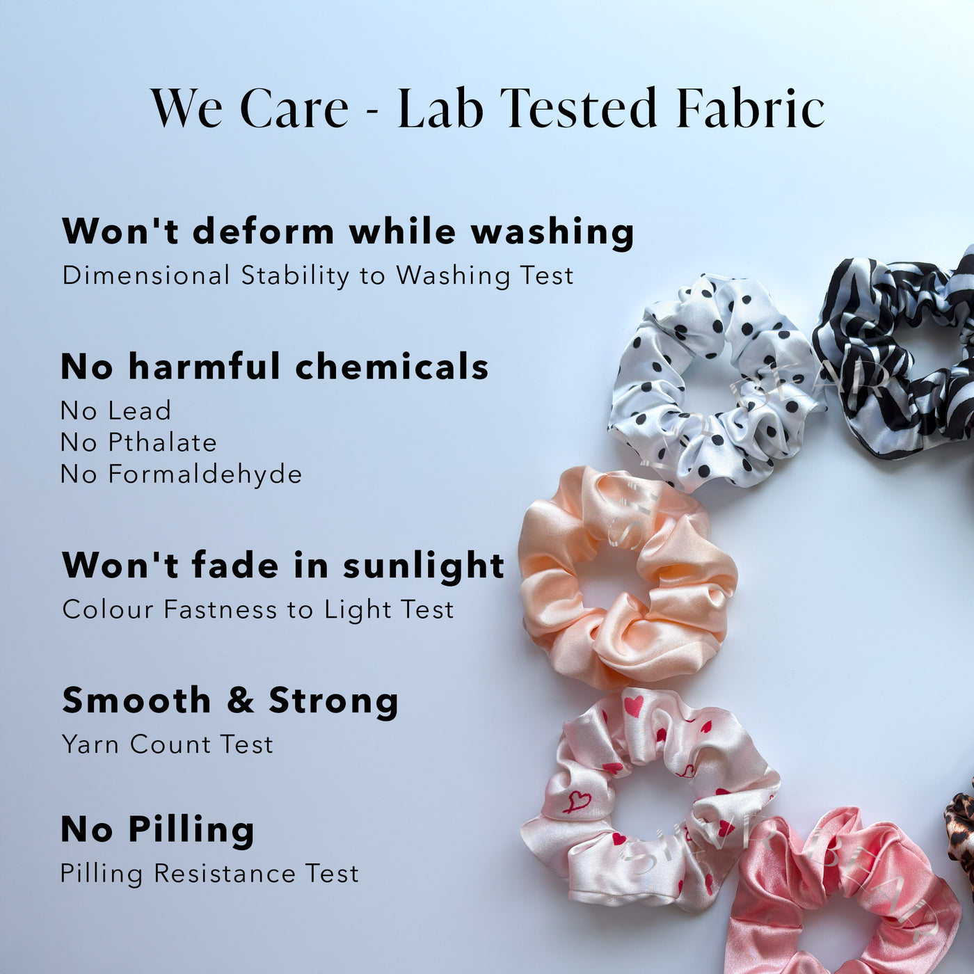 Luxury Satin Scrunchies | 4 Printed + 4 Solid - Designer Edition
