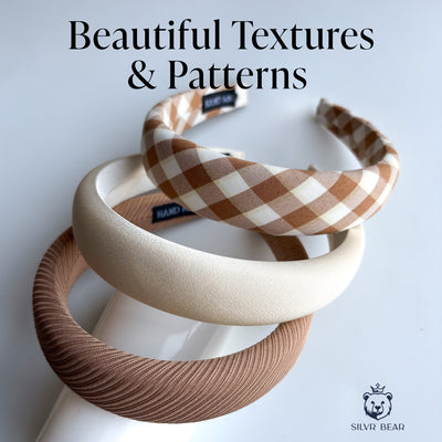 3 Korean Hairbands For Women - Earthy Edition