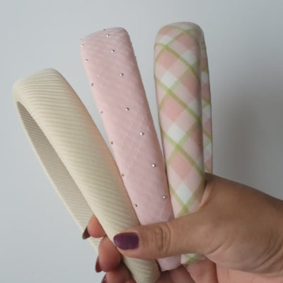 3 Korean Hairbands For Women - Paris Blush
