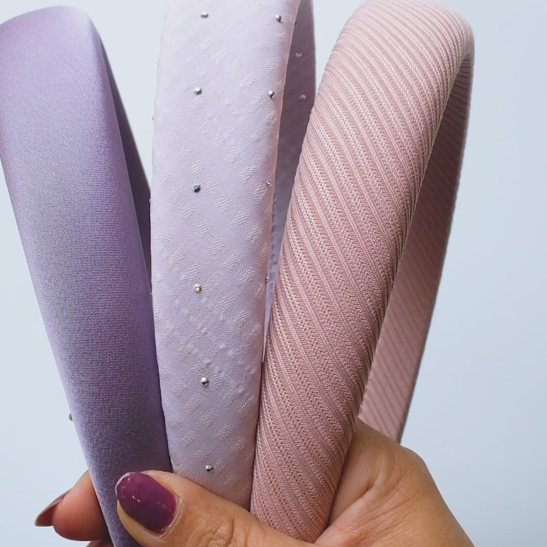 3 Korean Hairbands For Women - Lilac Dreams