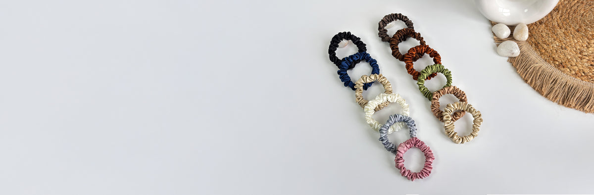 Classic + Earthy skinny scrunchies combo — banner